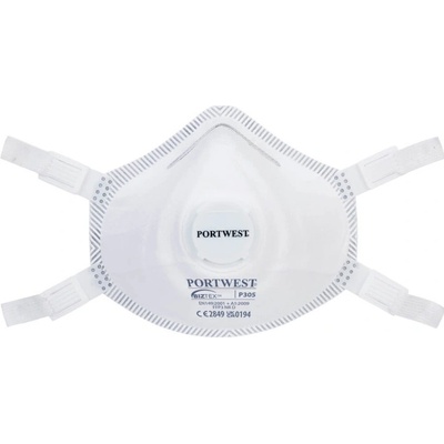 Portwest Respirátor Premium P305 FFP3 s ventilkem POR-P305WHR Bílá