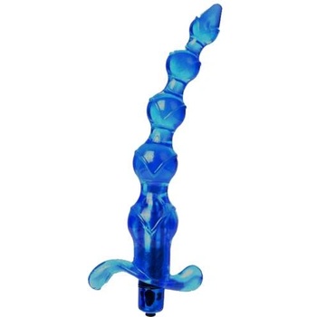 X Fun Анален вибратор "beads vibrator blue" 20 см
