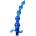 X Fun Анален вибратор "beads vibrator blue" 20 см