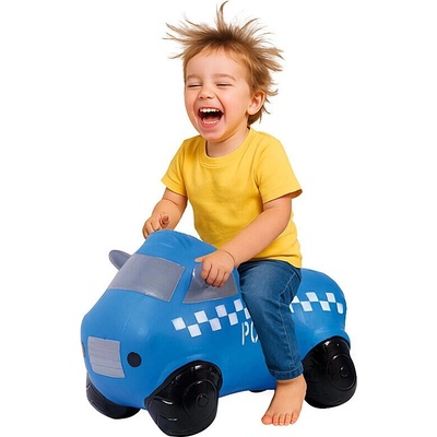 HoppyDoo skákacie autíčko policajné - 1 kus