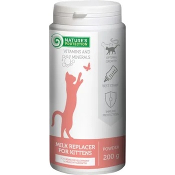 Nature's Protection Nature's Protection Kittens milk - сухо мляко за бебета котенца, Литва - 200 гр