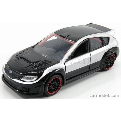 Jada Subaru Impreza Wrx Sti 2009 Paul Walker Brian O'conner Fast & Furious Iv 2009 Stříbrná Černá 1:32