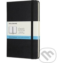 Moleskine Zápisník M tvrdé desky černý tečkovaný B6 104 listů