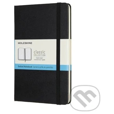 Moleskine Zápisník M tvrdé desky černý tečkovaný B6 104 listů