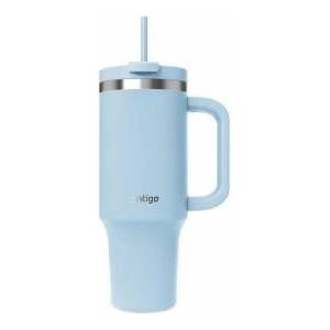 Contigo thermos bottle 1200 ml with handle and straw | Stainless Steel Insulated Thermal Drinking Bottle with Lid | Cools for 29 hours | Travel Mug | Thermo mug | | Glacier - 2212752