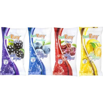 Freshruny kapesní vlhčené ubrousky Fruit 15 ks