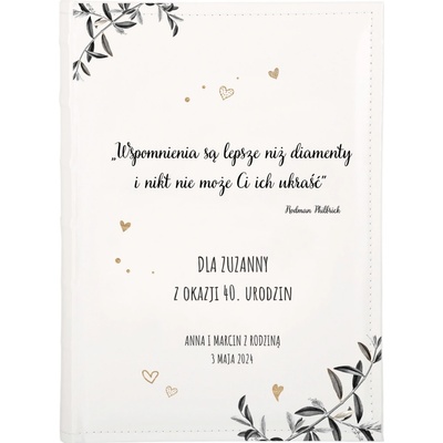 Personalizované fotoalbum na zasouvací fotografie, 300 fotek 10x15 cm. Dárek k narozeninám
