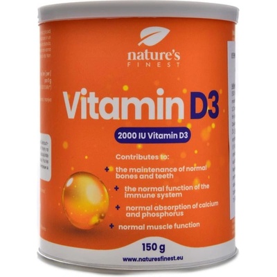 Natures Finest Vitamin D3 2000iu 150 g