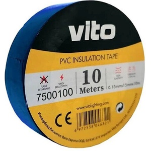 Vito Изолационна лента 10м, синя - vito (7500100)