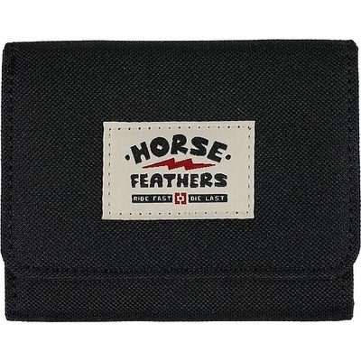Horsefeathers JUN black pánska peňaženka