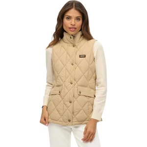 SUPERDRY Елек Superdry Cord Trimmed Liner vest - Beige (Shaker Beige)