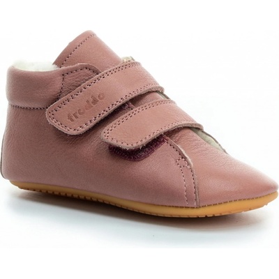 Froddo Barefoot zimní capáčky prewalkers sheepskin Nude – Sleviste.cz