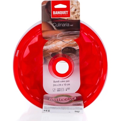 Maják Forma 24cm na bábovku CULINARIA silikon červený