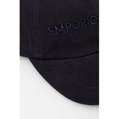 Памучна шапка с козирка Emporio Armani (EM001319.AF14032)