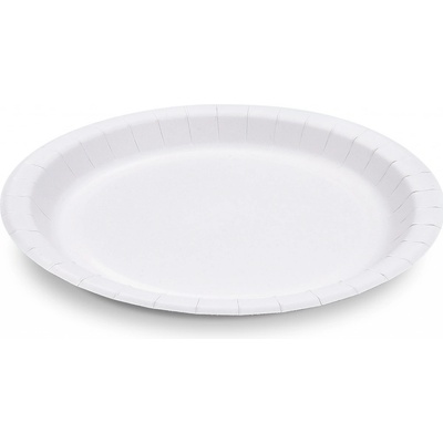 Papírový talíř, extra-pevný bílý (PAP - FSC Mix) prům. 23 cm / 71282