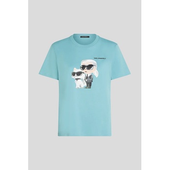 Karl Lagerfeld Памучна тениска Karl Lagerfeld IKON (A3W17077)