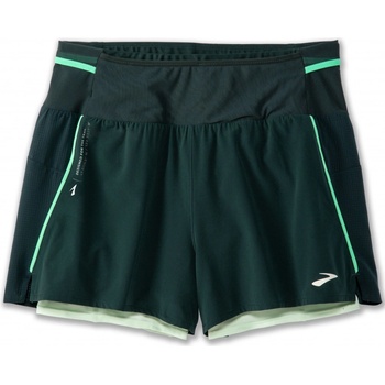 Brooks High Point 3" 2in1 Short 2.0 W Zelená