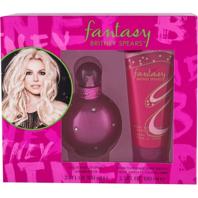 Britney Spears Fantasy pro ženy EDP 100 ml + telový krém 100 ml darčeková sada