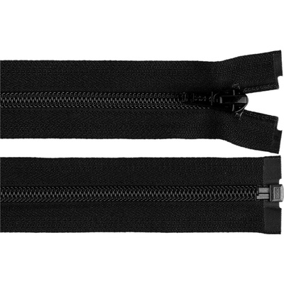 Spirálový zip YKK No 5 délka 60 cm, střední, 580 černá