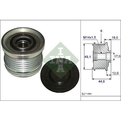 Předstihová spojka Schaeffler INA 535 0182 10