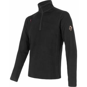 Sensor Merino Upper с къс цип Размер: M / Цвят: черен