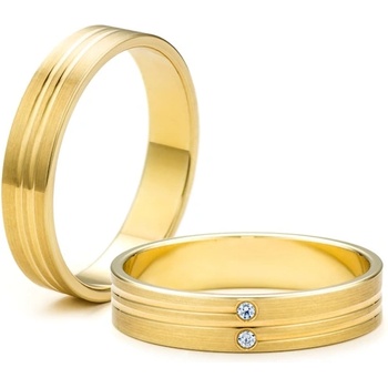 SAVICKI Сватбени халки: злато, плоски. 4 мм