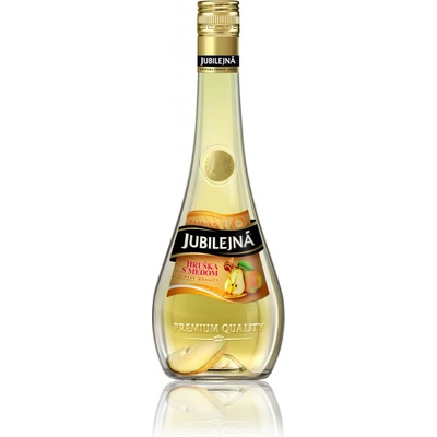 Jubilejná Hruška s medom 30% 0,7 l (čistá fľaša)