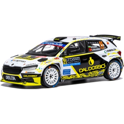 Ixo Škoda Fabia RS Rally2 21Grjazin/AlexandrovRally Monte CarloModels 20251:43