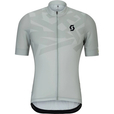 Scott Мъжка фланелка с къс ръкав за колоездене Scott Jersey Rc Endurance S/S Cycling jersey - Spray Grey - размер XXL (056-4073-0415)