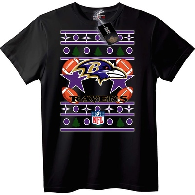 NOONEBRAND Тениска Baltimore Ravens NFL празнична - 2XL, White