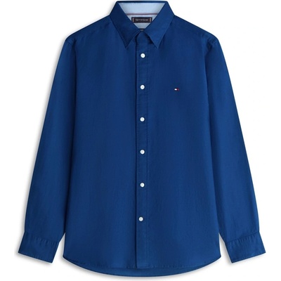 Tommy Hilfiger Риза с дълъг ръкав Tommy Hilfiger Men's Long Sleeve Shirt - Carbon Navy