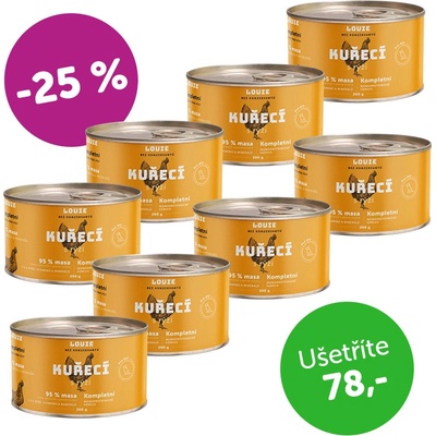 Louie Kuřecí s rýží 8 x 200 g