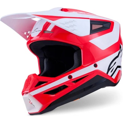 Alpinestars Supertech M3 Heat Červená/Biela/Čierna lesklá