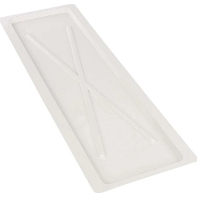 Metpol bílá odkapávací miska široká 75 × 24,7 cm pro kuchyňský odkapávač 80 cm