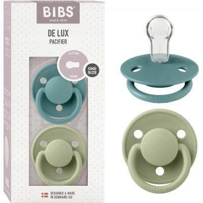 Bibs De Lux silikon 2ks Island Sea Sage