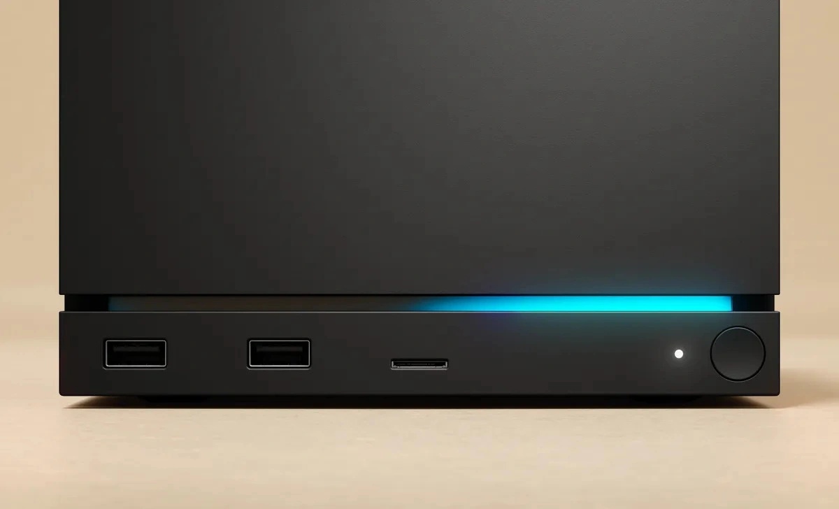 LED fénycsík a Steam Machine-en