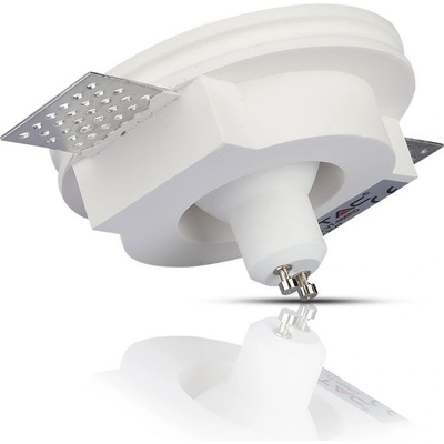 V-TAC gu10 Гипсова Отливка Кръг Издадена Розово Златно Дъно - 3147 (3147)