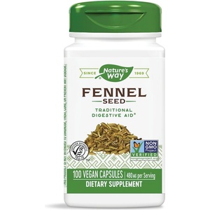 Nature's Way Fennel Seed/ Копър (семена) 480 mg х 100 капсули Nature’s Way (12700)