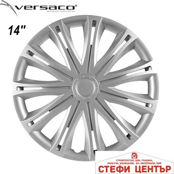 Image 1 of Versaco Тасове за джанти 14'' Versaco Spark Silver (56212)