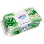 Lara Мокри кърпи с капак Lara Baby Soft - Алое вера, 100 броя (54077) - ozone