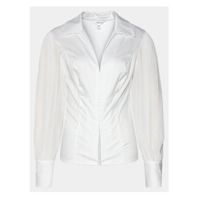 GUESS Риза Ls Amara W4RH16 WAF10 Бял Regular Fit (Ls Amara W4RH16 WAF10)