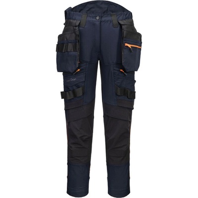 PortWest Kalhoty DX452 do pasu odnímatelné kapsy dámské Navy