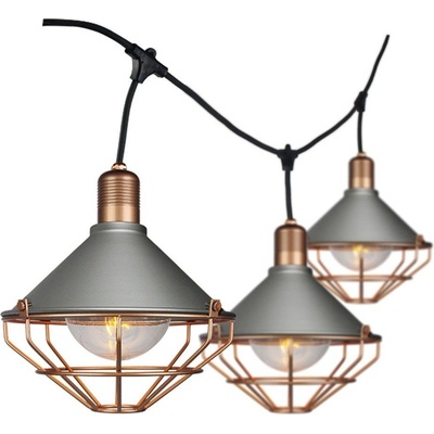 V-TAC Поредица Лампи 6 х Е27 ip65 Ф250 Розово Злато - 8975 (8975)