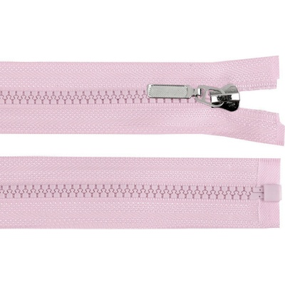 Stoklasa Kostěný zip No 5 délka 60 cm s ozdobným jezdcem Balení: 1 ks, Varianta: 165 fialová sv. 165 fialová sv.