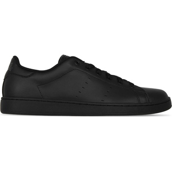 Image 1 of Lonsdale Мъжки маратонки Lonsdale Leyton Leather Trainers Mens - Black/Black