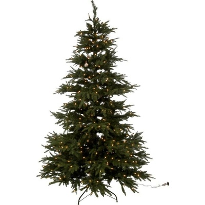 Vianočný stromček s led svetielkami zelený - 225cm - J-Line by Jolipa
