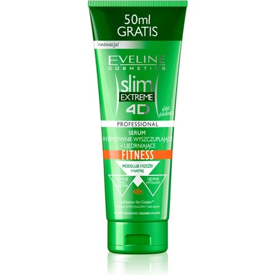 Eveline Cosmetics Slim Extreme 4D Fitness zeštíhlující a zpevňující sérum s chladivým efektem 250 ml