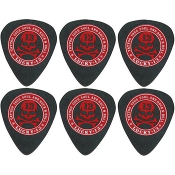 Dunlop L12R 0.60 LUCKY 13B 6 Перце за китара (L12R60-6PACK-SET)