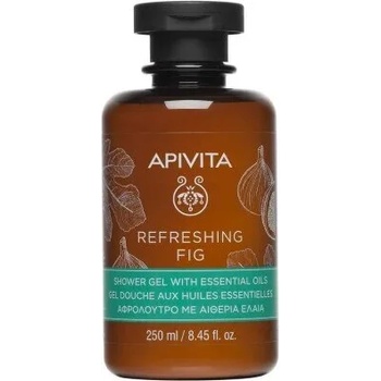 APIVITA Освежаващ душ-гел с етерични масла Смокиня , Apivita Refreshing Fig Shower Gel 250ml