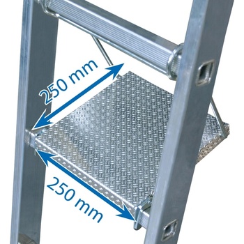 KRAUSE Степенка (платформа) за безопасно и удобно стоене на стъпални стълби Krause, (06122063) (06122063)